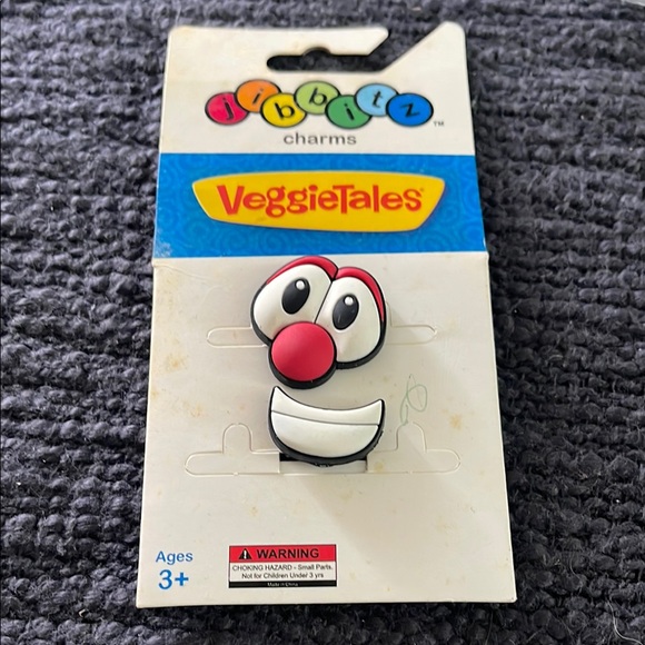 Jibbitz VeggieTales Character Charm with Red and White - Picture 1 of 5